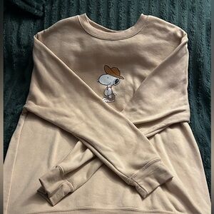 Cowboy snoopy sweatshirt